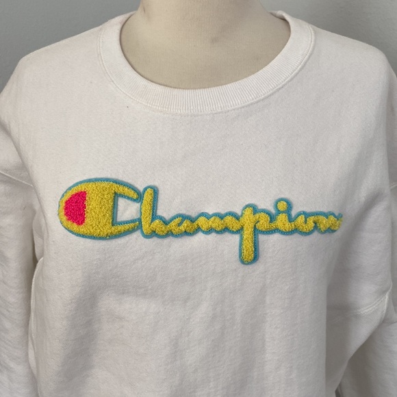 Champion Crew Pullover Sweatshirt Size M - Picture 2 of 8